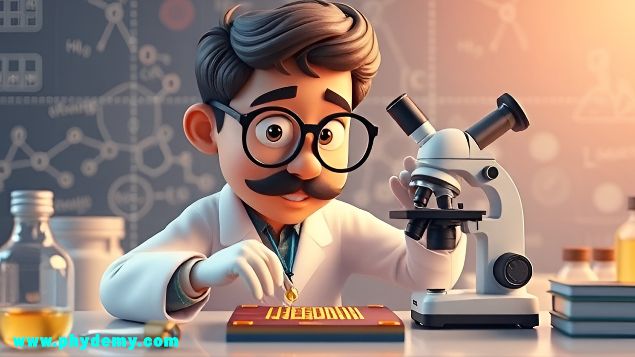 یک متخصص حوزه ماده چگال در حال انجام آزمایشات علمی