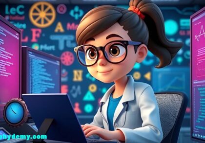 دانشجویی در حال انجام پروژه فیزیک محاسباتی