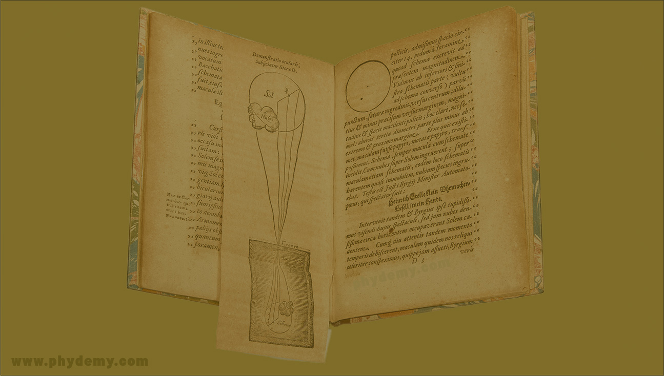 Astronomia Nova در این کتاب، یوهانس کپلر دو قانون اول حرکت سیارات را معرفی کرد