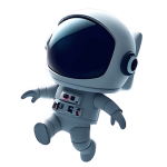 فضانوردی که در دنیای جذاب آکادمی فیزیک فیدمی در حال جستجو است.